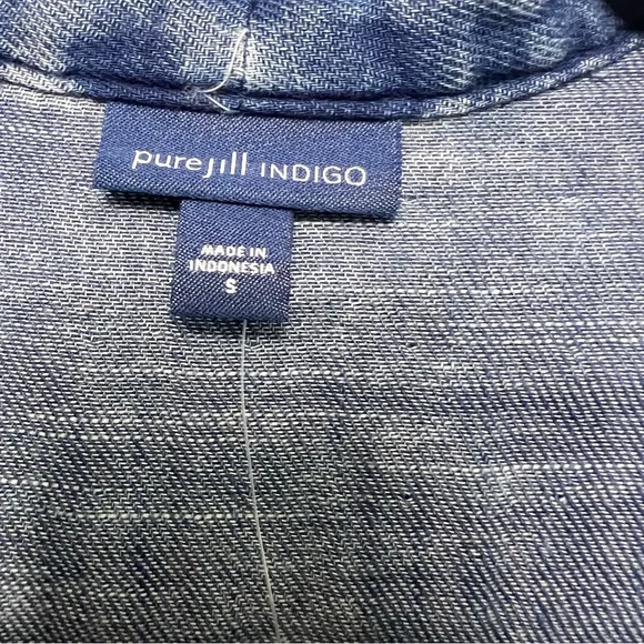 Pure Jill Double-Cloth Indigo Jacket Size Small NWT - Picture 8 of 13